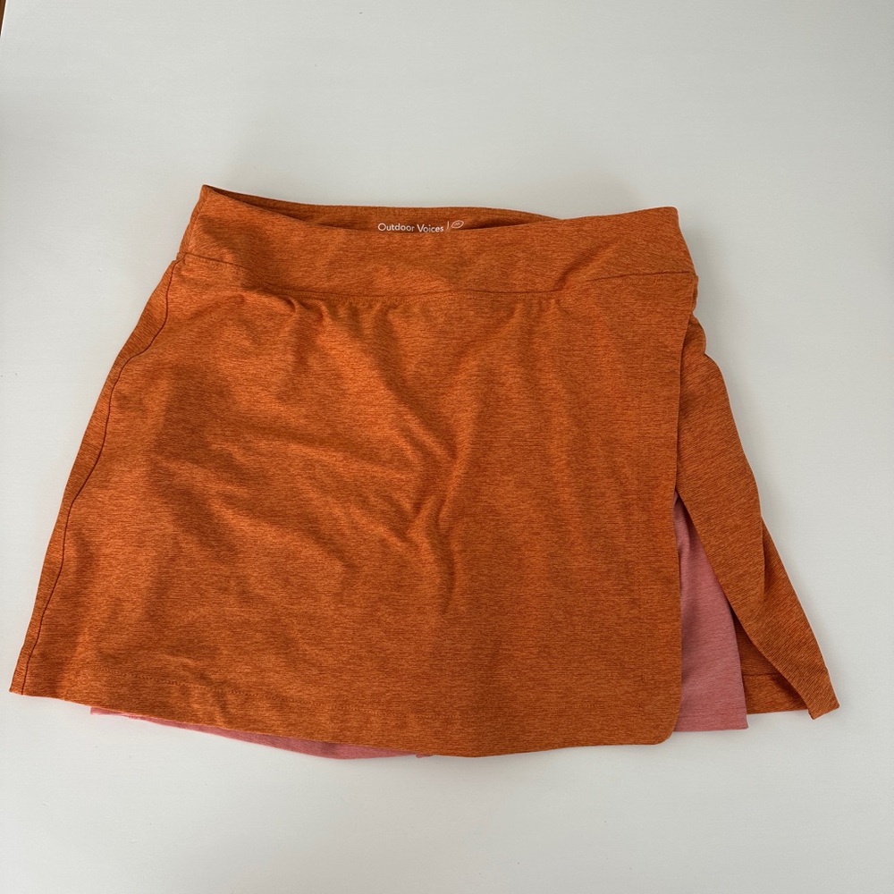 Outdoor Voices Court Skort Orange Women’s